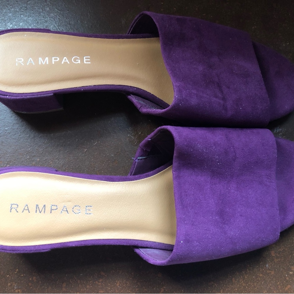 Rampage Women's Vibrant Purple Heels